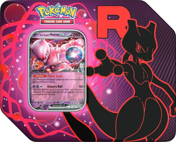 Pokémon TCG - Team Rocket Tin - Team Rocket's Mewtwo ex