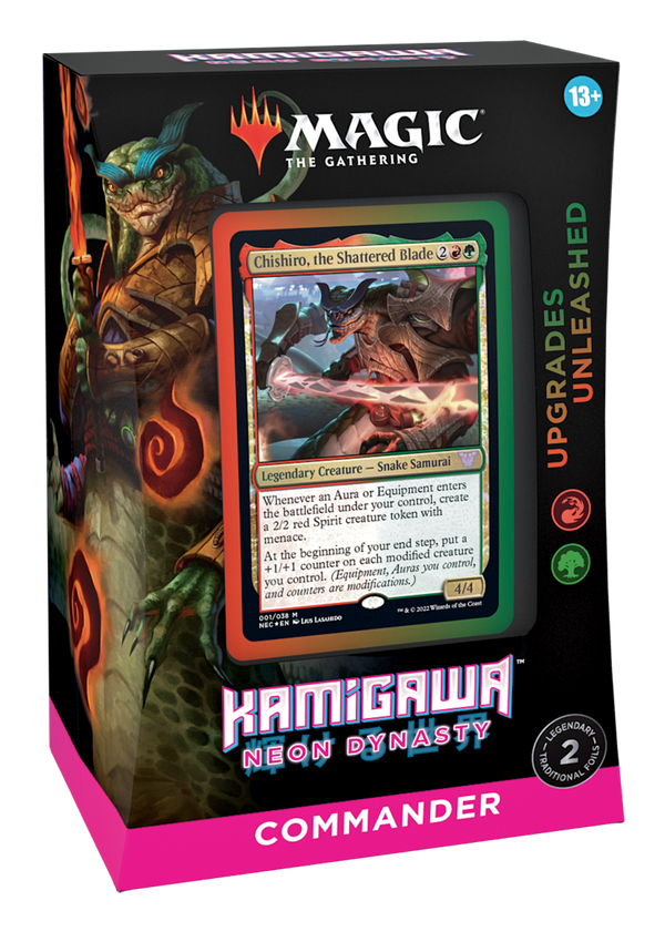 Magic: The Gathering - Kamigawa: Neon Dynasty Commander Deck - Upgrades Unleashed