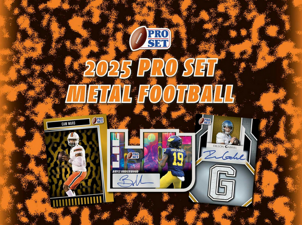 2025 Leaf Pro Set Metal Football Hobby Box