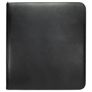 Binder - Ultra Pro - 12-Pocket Zippered Album - PRO-Binder - Vivid Black