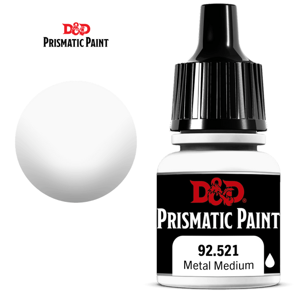 Painting - WizKids - D&D - Prismatic Paint - Auxiliary - Metal Medium (8 ml.)