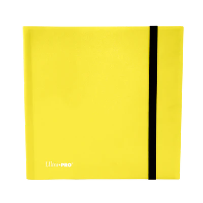 Binder - Ultra Pro - 12-Pocket Album - PRO-Binder - Eclipse - Lemon Yellow