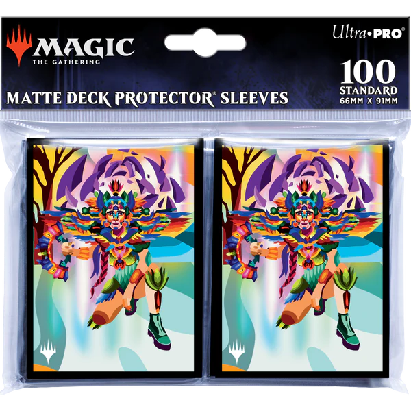 Deck Sleeves - Ultra Pro - Deck Protector - Magic: The Gathering - The Lost Caverns of Ixalan V3 (100 ct.) - Huatli, Poet of Unity