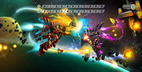 (NOT FOR SALE UNTIL 02/12/2026) Playmat - Chrono Core -  Basilisk vs. Tiamut