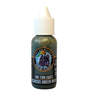 Painting - Two Thin Coats - Necrosis Green Wash (15 ml.)