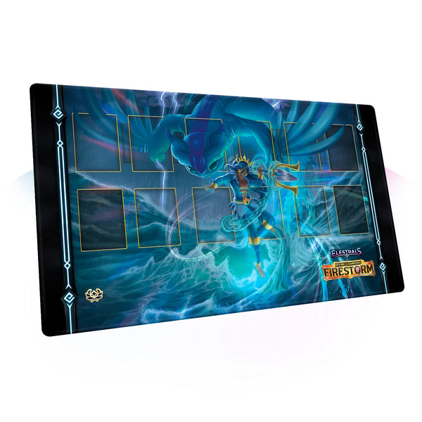 Playmat - Elestrals TCG - Majesea, Champion of Poseidon