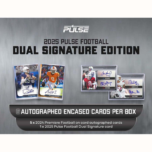 2025 Pulse Dual Signature Edition Football Hobby Box