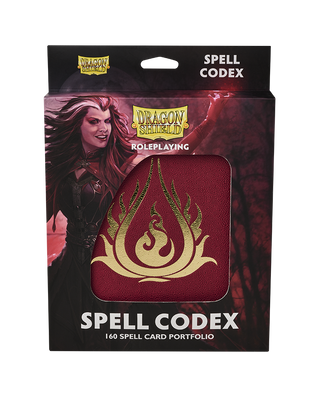 RPG Storage - Dragon Shield - Spell Codex - Blood Red