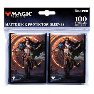 Deck Sleeves - Ultra Pro - Deck Protector - Magic: The Gathering - Outlaws of Thunder Junction 4 (100 ct.) - Oko, the Ringleader