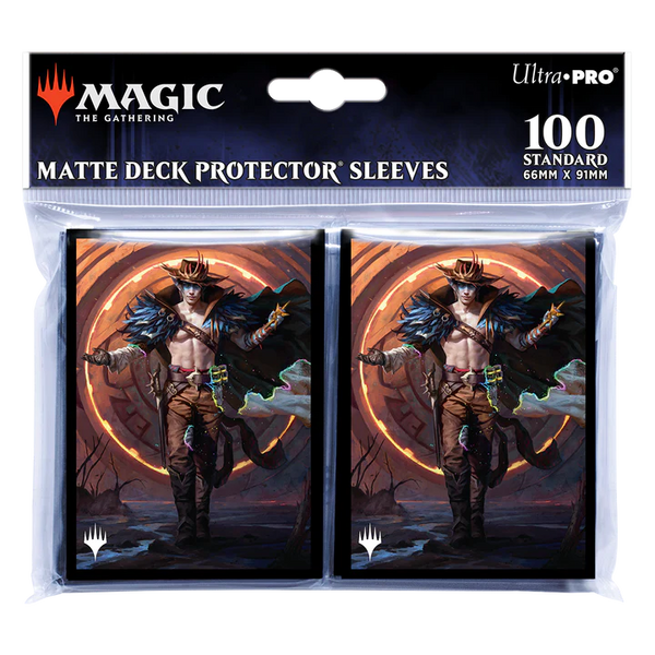 Deck Sleeves - Ultra Pro - Deck Protector - Magic: The Gathering - Outlaws of Thunder Junction 4 (100 ct.) - Oko, the Ringleader