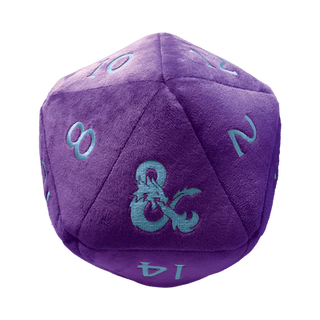 D&D - D20 Jumbo Plush - Underdark (Royal Purple/Sky Blue)