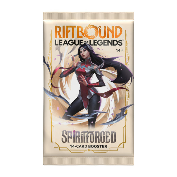 (NOT FOR SALE UNTIL 02/13/2026) League of Legends TCG - Riftbound - SpiritForged Booster Pack