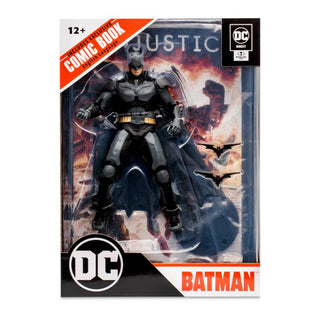 DC Comics - Injustice 2 - Batman 7" Figure With Comic Book