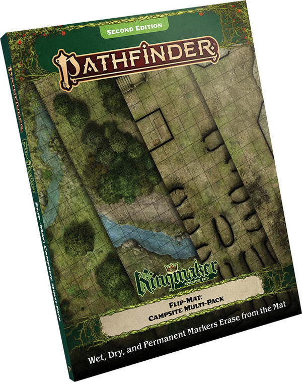 Pathfinder 2E (Second Edition) RPG - Kingmaker Adventure Path - Campsite Flip-Mat Multi-Pack