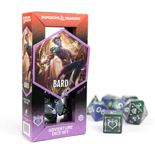 Dice - Sirius - Polyhedral RPG Set (15 ct.) - 16mm - Adventure Dice - Bard Blue