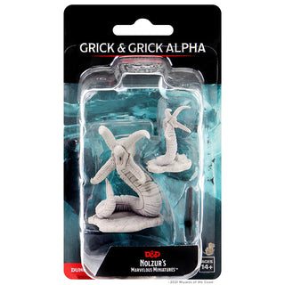 D&D - Nolzur's Marvelous Unpainted Miniatures - Grick & Grick Alpha