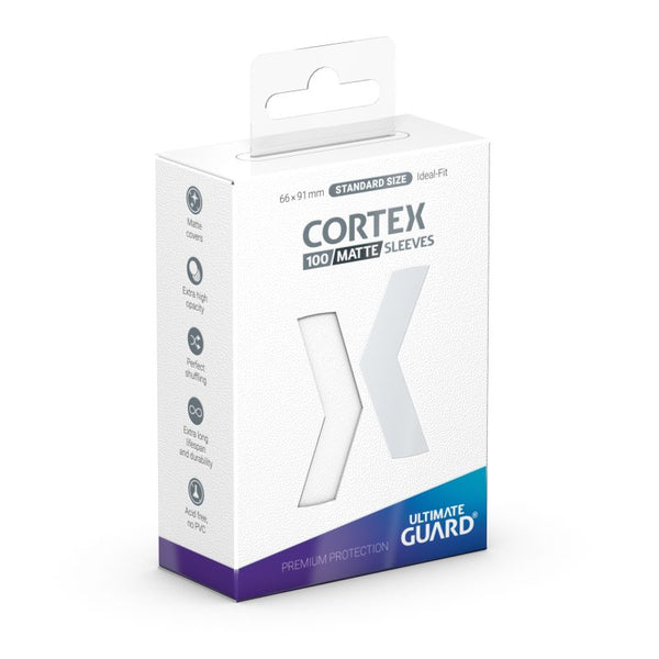 Deck Sleeves - Ultimate Guard - Cortex - Matte White (100 ct.)