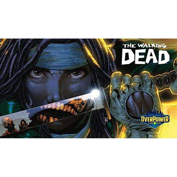 (NOT FOR SALE UNTIL 08/28/2026) Playmat - OverPower Card Game - The Walking Dead: Michonne