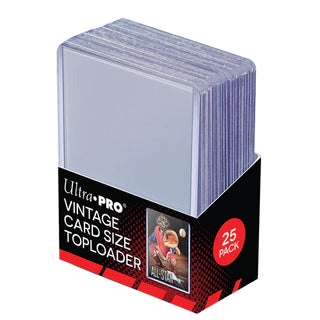 Ultra Pro - Card Storage - Toploaders - 2-5/8" x 3.75" Vintage Sized Holder (25 ct.)