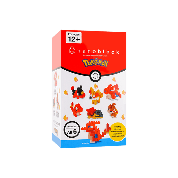 Nanoblock - Pokémon Series - Fire Blind Box Set 1 - Complete Set