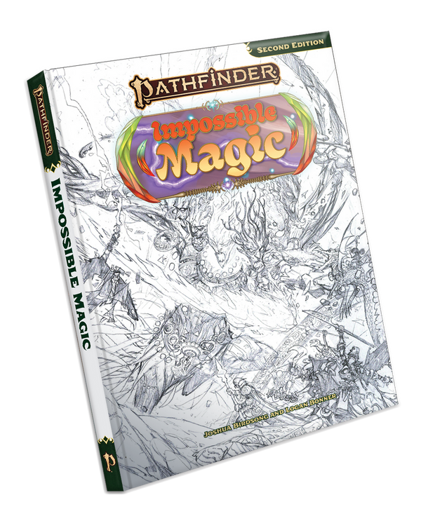 Pathfinder 2E (Second Edition) RPG - Impossible Magic (Sketch Cover)