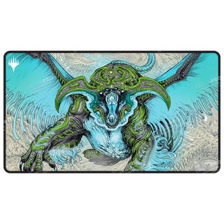 Playmat - Ultra Pro - Magic: The Gathering -  Tarkir: Dragonstorm - Ureni, the Song Unending Black-Stitched