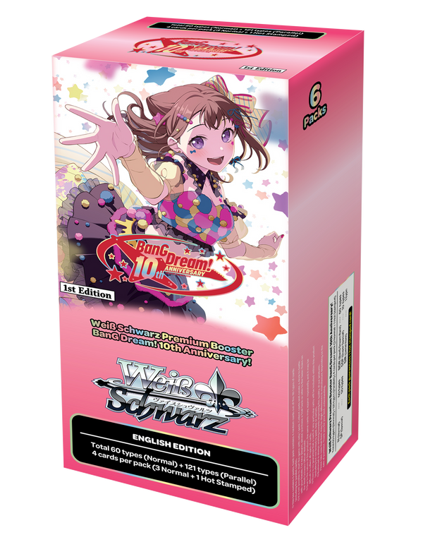 Weiss Schwarz TCG - BanG Dream! 10th Anniversary Premium Booster Display Box