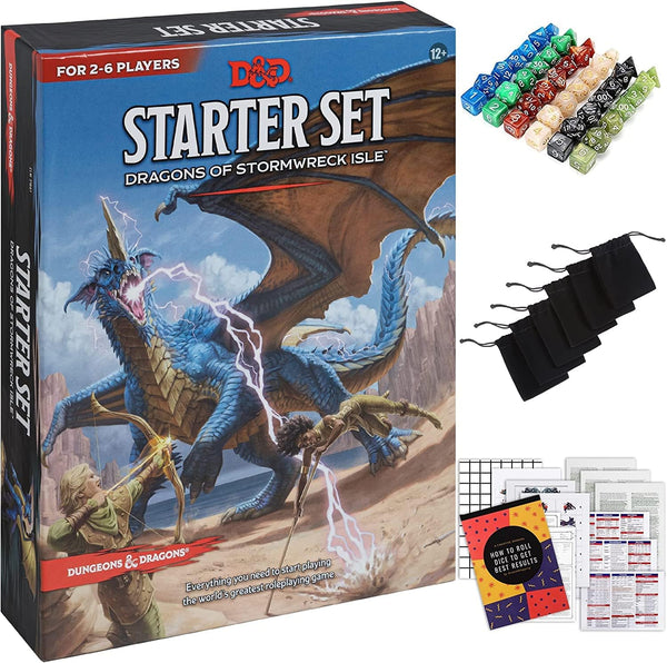 D&D 5th Edition - Dungeons & Dragons RPG - Starter Set - Dragons of Stormwreck Isle