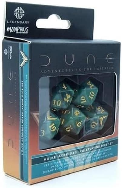 Dune: Adventures in the Imperium RPG - House Atreides Dice Set