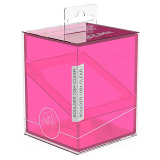 Deck Box - Ultimate Guard - Boulder Deck Case 100+ - Clear - Rhodonite