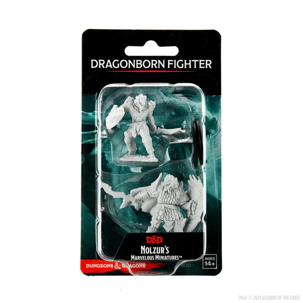 D&D - Nolzur's Marvelous Unpainted Miniatures - Dragonborn Fighter Male