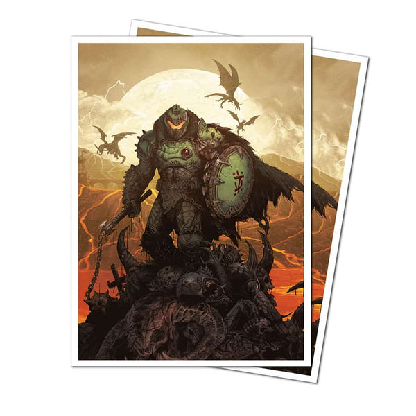 Deck Sleeves - Ultra Pro - Deck Protector - Doom: The Dark Age - Bethesda 2 (105.ct)