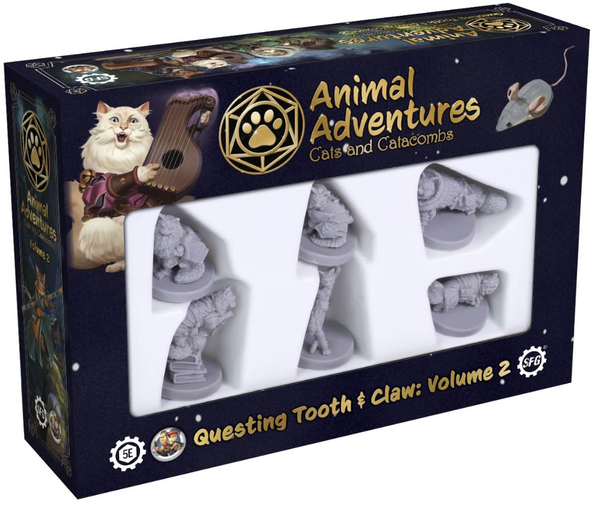 Animal Adventures - Cats & Catacombs Questing Tooth & Claw Volume 2