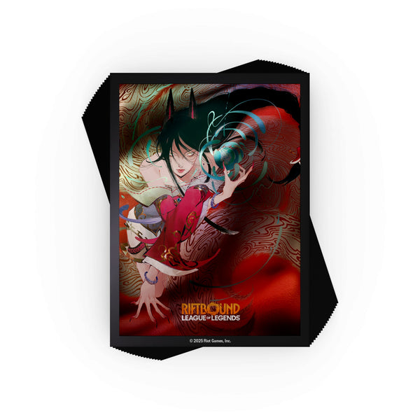 Deck Sleeves - UVS Games - Origins Art Sleeves - Riftbound League of Legends TCG - Ahri (100ct.)