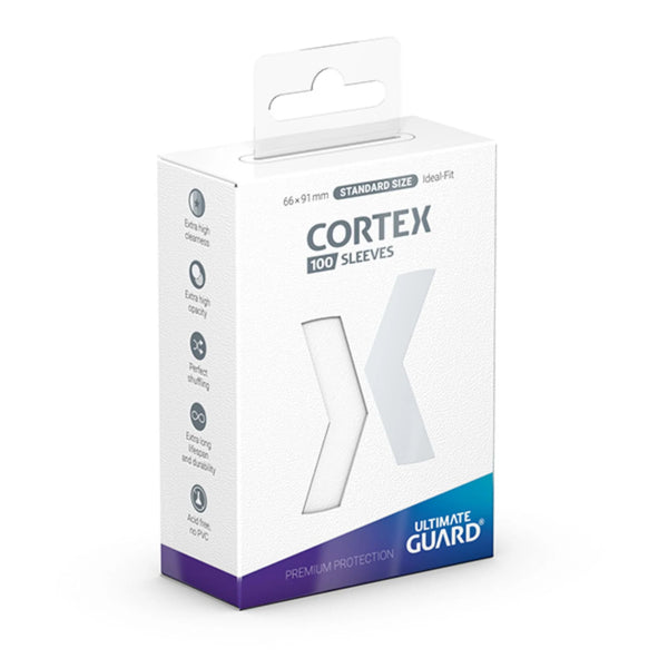 Deck Sleeves - Ultimate Guard - Cortex - Glossy White (100 ct.)