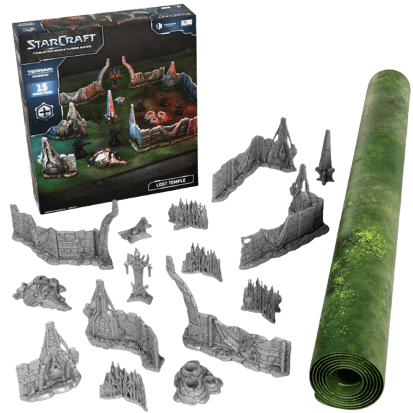 (NOT FOR SALE UNTIL 08/07/2026) StarCraft Tabletop Miniatures Game - Lost Temple Terrain Expansion Set