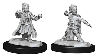 Pathfinder Deep Cuts - Unpainted Miniatures - Male Halfling Monk