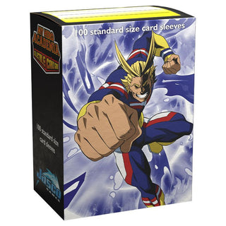Deck Sleeves - Dragon Shield - Art - Matte - My Hero Academia - All Might (100 ct.)