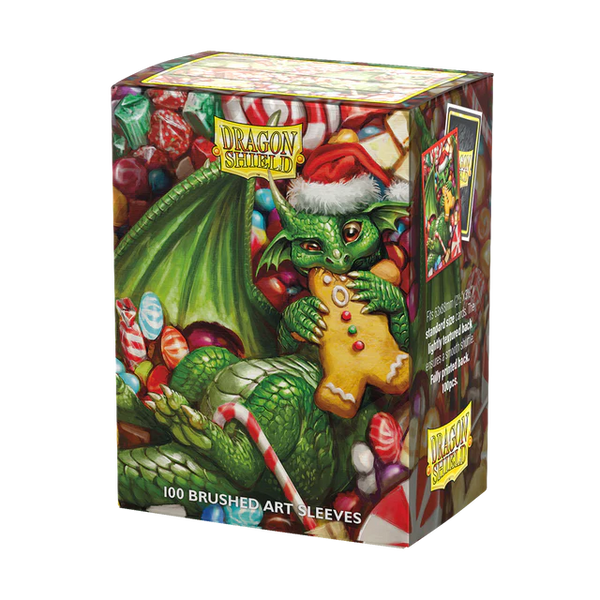 Deck Sleeves - Dragon Shield - Art - Brushed - Christmas Dragon 2024 (100 ct.)