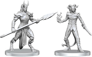 Pathfinder Battles Deep Cuts - Unpainted Miniatures - Vordine (Infantry Devil) & Pitborn Rogue