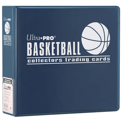 Ultra Pro - Card Storage - Binder - 3" D-Ring Album - Basketball - Blue