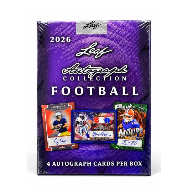 2026 Leaf Autograph Collection Football Hobby Box