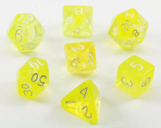 Dice - Role 4 Initiative - Polyhedral Set (7 ct.) - 16mm - Diffusion Ochre Jelly