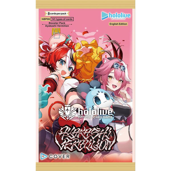Hololive Official Card Game - Ayakashi Vermilion (BP06) Booster Pack