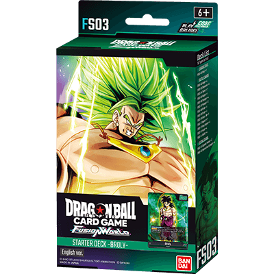 Dragon Ball Super Card Game - Fusion World - Broly Starter Deck (FS03)