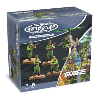 Heroscape - G.I. Joe - Greenshirts & Battle Copter Common Army Expansion
