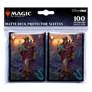 Deck Sleeves - Ultra Pro - Deck Protector - Magic: The Gathering - Outlaws of Thunder Junction B (100 ct.) - Yuma, Proud Protector
