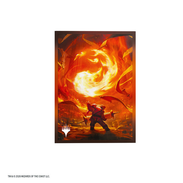 Deck Sleeves - Gamegenic - Premium Art Sleeve - MtG - Secrets of Strixhaven - Mountain (105 Ct.)