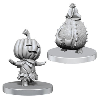 D&D - Nolzur's Marvelous Unpainted Miniatures - Gourd Leshy and Cactus Leshy