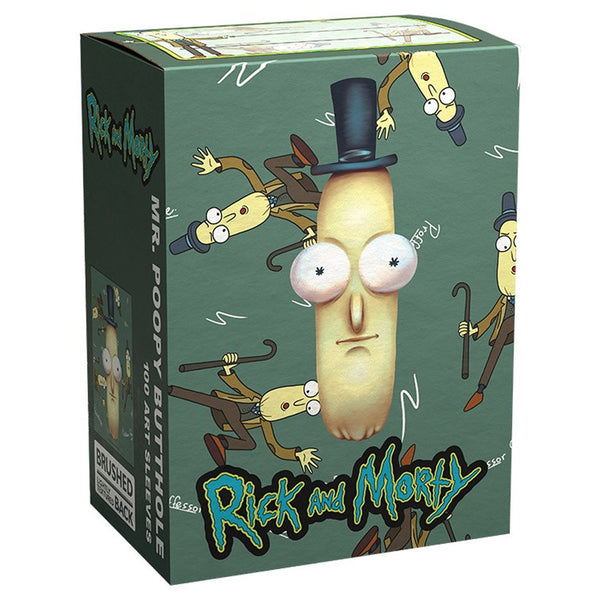 Deck Sleeves - Dragon Shield - Art - Brushed - Rick and Morty - Mr. Poopy Butthole (100 ct.)
